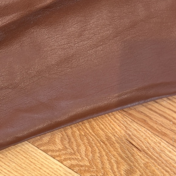 Aritzia Wilfred Leather Melina Pant in Cognac - Picture 7 of 7